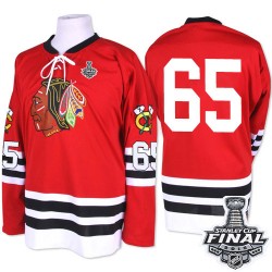 Andrew Shaw Chicago Blackhawks Mitchell and Ness Authentic Red 1960-61 Throwback 2015 Stanley Cup Jersey