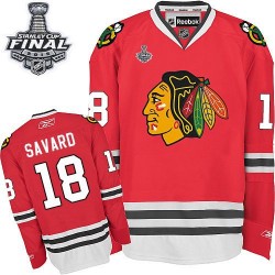 Denis Savard Chicago Blackhawks Reebok Authentic Red Home 2015 Stanley Cup Jersey