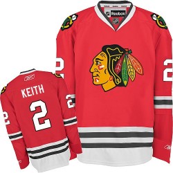 Duncan Keith Chicago Blackhawks Reebok Authentic Red Home Jersey
