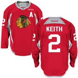 Duncan Keith Chicago Blackhawks Reebok Authentic Red Practice Jersey