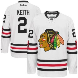 Duncan Keith Chicago Blackhawks Reebok Authentic White 2015 Winter Classic Jersey