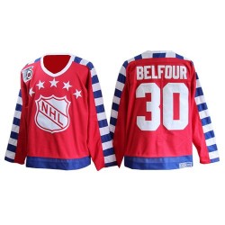 ED Belfour Chicago Blackhawks CCM Authentic Red All Star Throwback 75TH Jersey