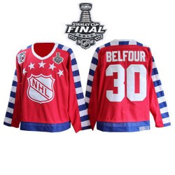 ED Belfour Chicago Blackhawks CCM Premier Red All Star Throwback 75TH 2015 Stanley Cup Jersey
