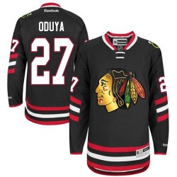 Johnny Oduya Chicago Blackhawks Reebok Authentic Black 2014 Stadium Series Jersey