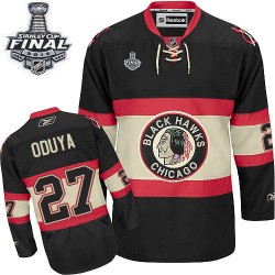 Johnny Oduya Chicago Blackhawks Reebok Authentic Black New Third 2015 Stanley Cup Jersey