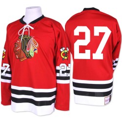Johnny Oduya Chicago Blackhawks Mitchell and Ness Authentic Red 1960-61 Throwback Jersey