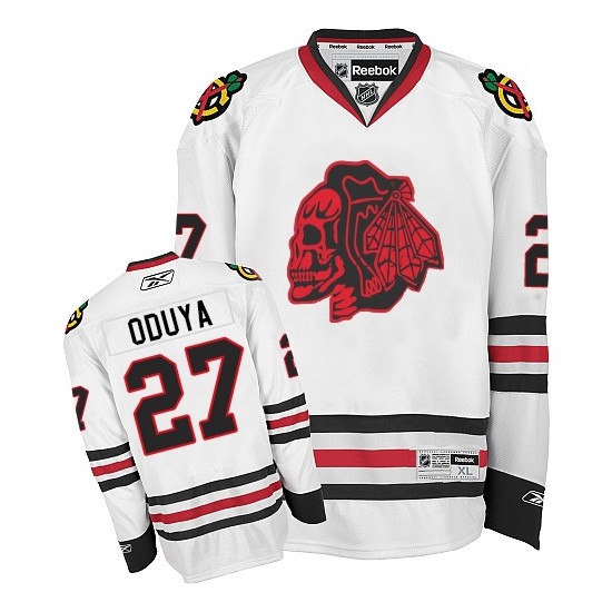 blackhawks skull jersey