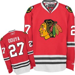 Johnny Oduya Chicago Blackhawks Reebok Authentic Red Home Jersey