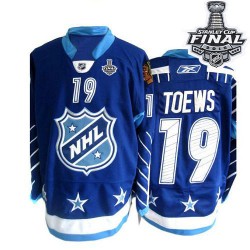 Jonathan Toews Chicago Blackhawks Reebok Authentic Blue 2011 All Star 2015 Stanley Cup Jersey