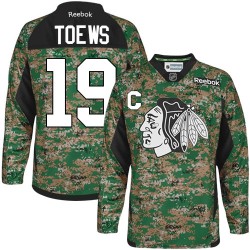 Jonathan Toews Chicago Blackhawks Reebok Premier Camo Veterans Day Practice Jersey