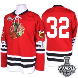 Michal Rozsival Chicago Blackhawks Mitchell and Ness Authentic Red 1960-61 Throwback 2015 Stanley Cup Jersey