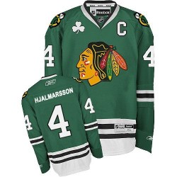 Niklas Hjalmarsson Chicago Blackhawks Reebok Authentic Green Jersey