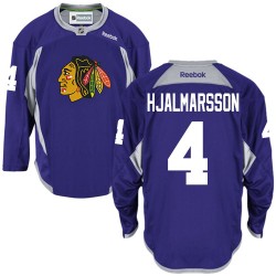 Niklas Hjalmarsson Chicago Blackhawks Reebok Authentic Purple Practice Jersey