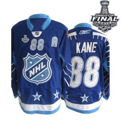 Patrick Kane Chicago Blackhawks Reebok Authentic Blue 2011 All Star 2015 Stanley Cup Jersey