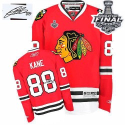 Patrick Kane Chicago Blackhawks Reebok Authentic Red Autographed Home 2015 Stanley Cup Jersey