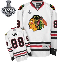 Patrick Kane Chicago Blackhawks Reebok Authentic White Away 2015 Stanley Cup Jersey