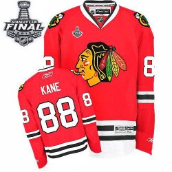 Patrick Kane Chicago Blackhawks Reebok Premier Red Home 2015 Stanley Cup Jersey