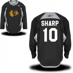Patrick Sharp Chicago Blackhawks Reebok Authentic Black Practice Alternate Jersey