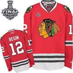 Peter Regin Chicago Blackhawks Reebok Premier Red Home 2015 Stanley Cup Jersey