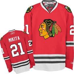Stan Mikita Chicago Blackhawks Reebok Authentic Red Home Jersey