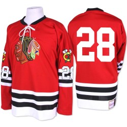 Steve Larmer Chicago Blackhawks Mitchell and Ness Authentic Red 1960-61 Throwback Jersey