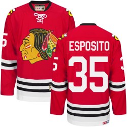 Tony Esposito Chicago Blackhawks CCM Authentic Red New Throwback Jersey