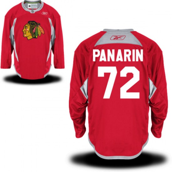 Artemi Panarin Chicago Blackhawks Reebok Premier Red Practice Team