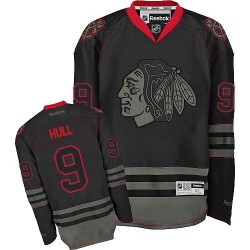 Bobby Hull Chicago Blackhawks Reebok Authentic Black Ice Jersey