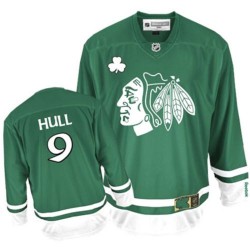 Bobby Hull Chicago Blackhawks Reebok Authentic Green St Patty's Day Jersey