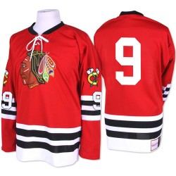 Bobby Hull Chicago Blackhawks Mitchell and Ness Premier Red 1960-61 Throwback Jersey