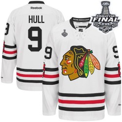 Women's Bobby Hull Chicago Blackhawks Reebok Authentic White 2015 Winter Classic 2015 Stanley Cup Jersey