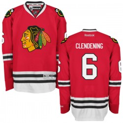 Adam Clendening Chicago Blackhawks Reebok Authentic Red Home Jersey