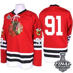 Brad Richards Chicago Blackhawks Mitchell and Ness Premier Red 1960-61 Throwback 2015 Stanley Cup Jersey