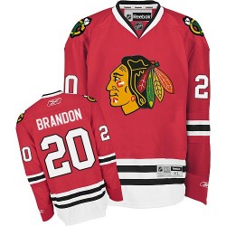 Youth Brandon Saad Chicago Blackhawks Reebok Authentic Red Home Jersey