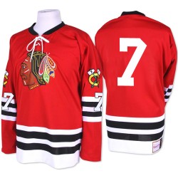 Chris Chelios Chicago Blackhawks Mitchell and Ness Authentic Red 1960-61 Throwback Jersey
