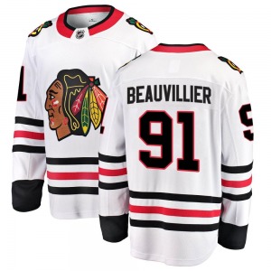 Anthony Beauvillier Chicago Blackhawks Fanatics Branded Breakaway White Away Jersey