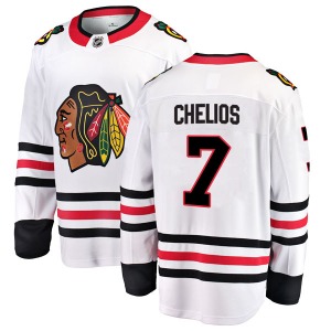 Chris Chelios Chicago Blackhawks Fanatics Branded Breakaway White Away Jersey