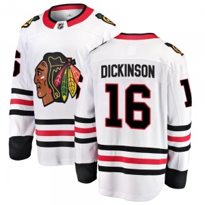 Jason Dickinson Chicago Blackhawks Fanatics Branded Breakaway White Away Jersey