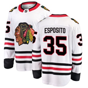 Tony Esposito Chicago Blackhawks Fanatics Branded Breakaway White Away Jersey