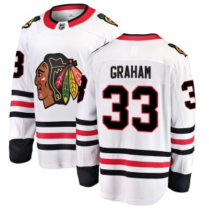 Dirk Graham Chicago Blackhawks Fanatics Branded Breakaway White Away Jersey