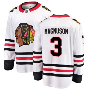 Keith Magnuson Chicago Blackhawks Fanatics Branded Breakaway White Away Jersey
