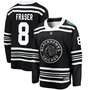 Curt Fraser Chicago Blackhawks Fanatics Branded Breakaway Black 2019 Winter Classic Jersey
