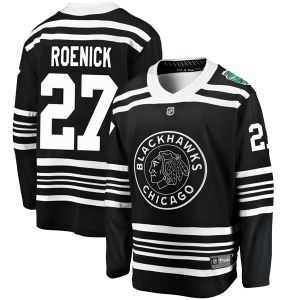 Jeremy Roenick Chicago Blackhawks Fanatics Branded Breakaway Black 2019 Winter Classic Jersey