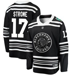 Dylan Strome Chicago Blackhawks Fanatics Branded Breakaway Black 2019 Winter Classic Jersey
