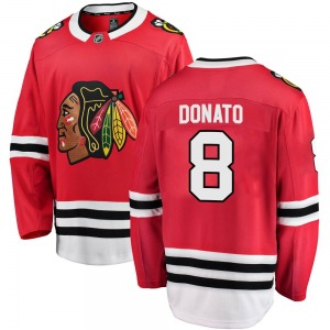 Youth Ryan Donato Chicago Blackhawks Fanatics Branded Breakaway Red Home Jersey