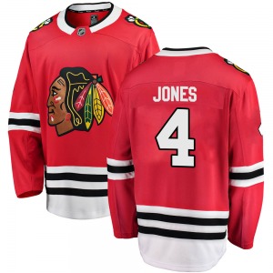 Youth Seth Jones Chicago Blackhawks Fanatics Branded Breakaway Red Home Jersey