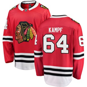 Youth David Kampf Chicago Blackhawks Fanatics Branded Breakaway Red Home Jersey