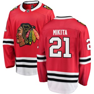 Youth Stan Mikita Chicago Blackhawks Fanatics Branded Breakaway Red Home Jersey