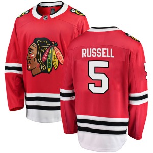 Youth Phil Russell Chicago Blackhawks Fanatics Branded Breakaway Red Home Jersey