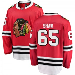 Youth Andrew Shaw Chicago Blackhawks Fanatics Branded Breakaway Red Home Jersey